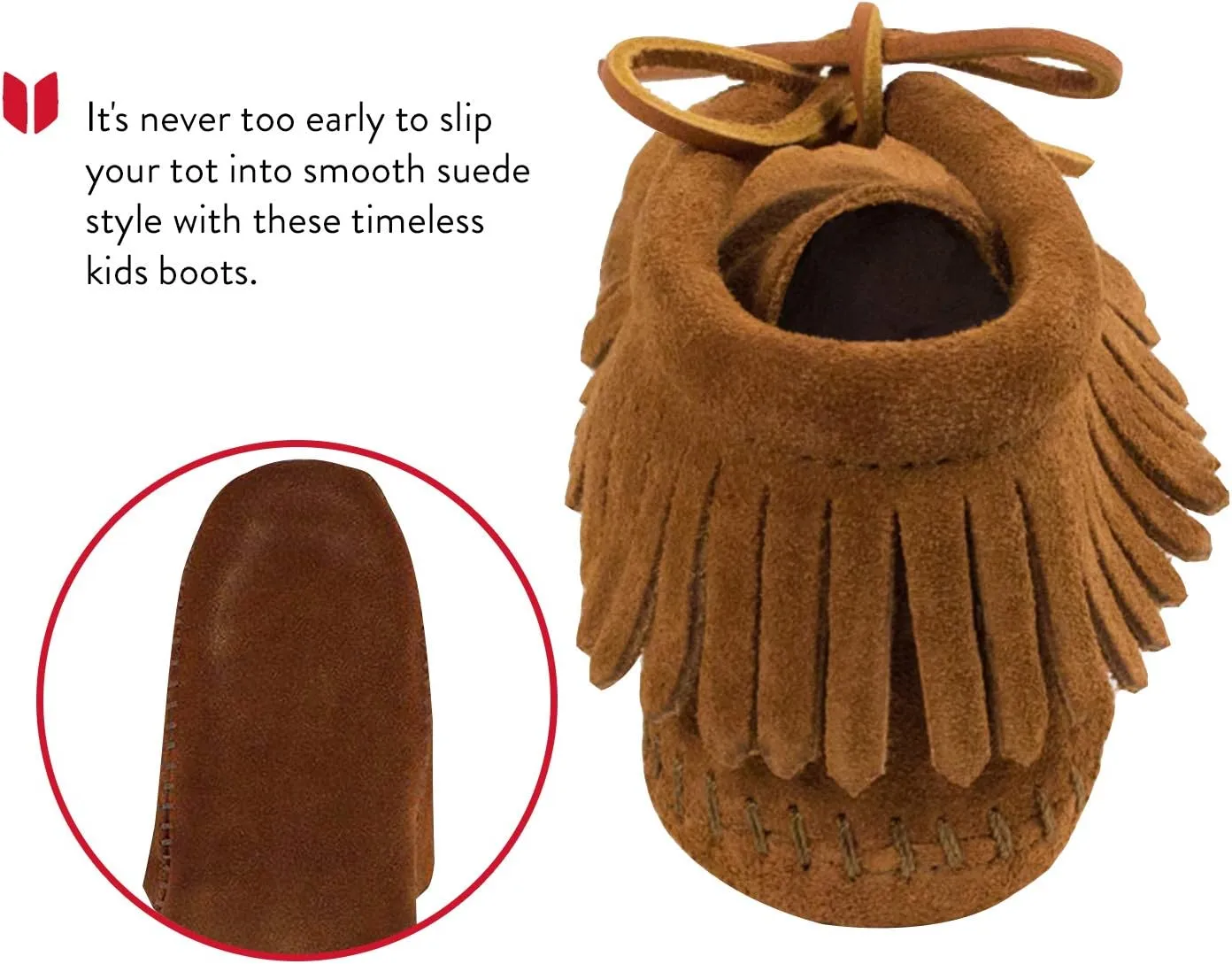 Minnetonka Classic Fringe Boot (Toddler/Little Kid/Big Kid)