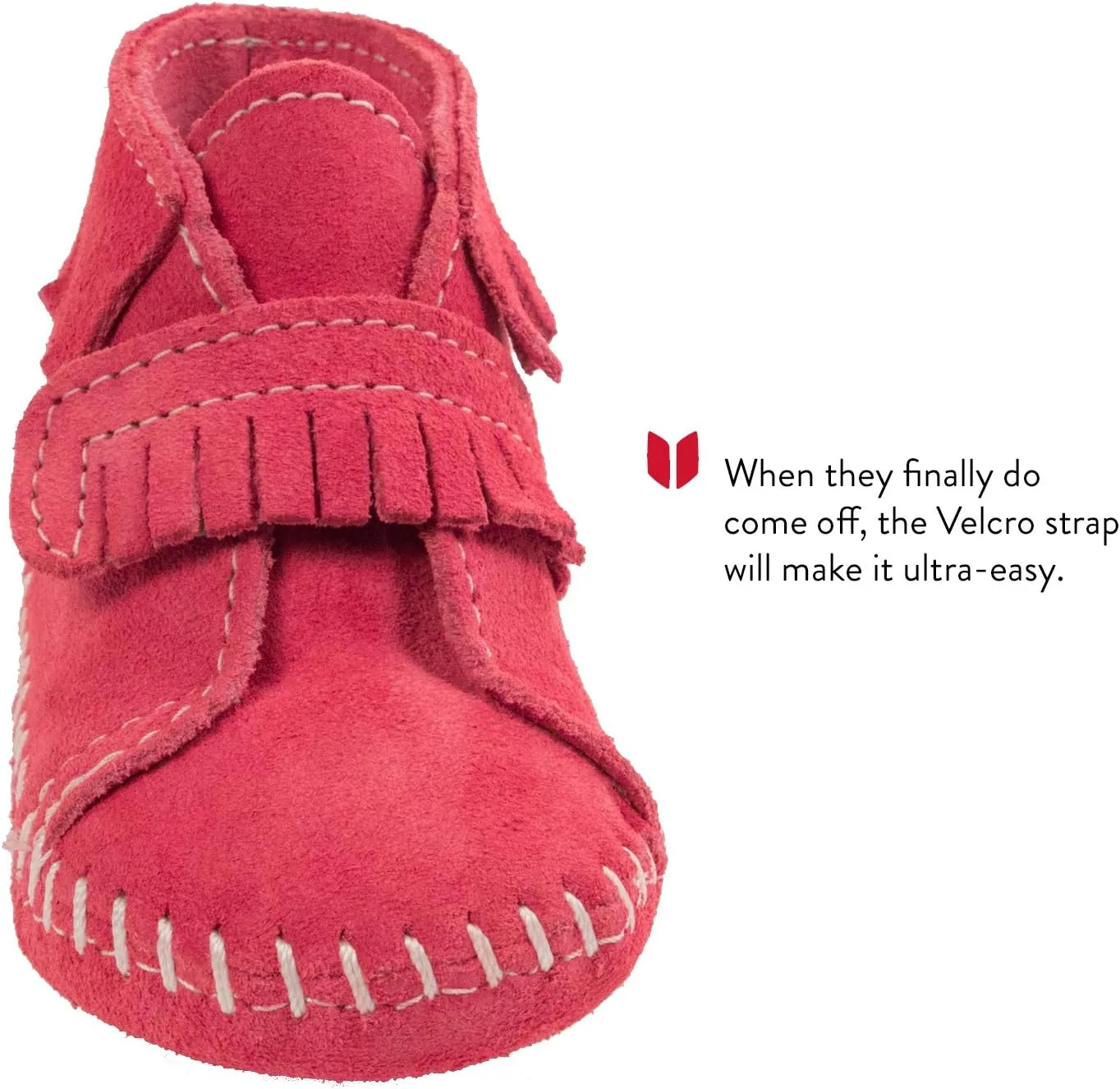 Minnetonka Front Strap Bootie (Infant/Toddler)
