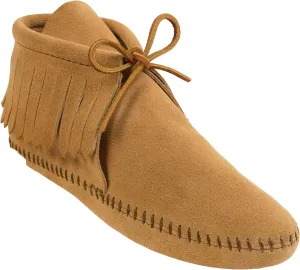 Minnetonka Women's Classic Fringe Boot, Hardsole