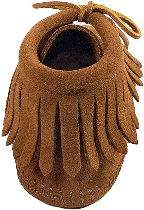 Minnetonka Women's Classic Fringe Hardsole Boot