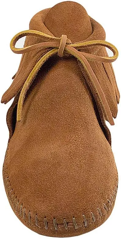 Minnetonka Women's Classic Fringe Hardsole Boot