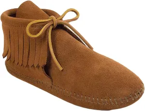 Minnetonka Women's Classic Fringe Hardsole Boot