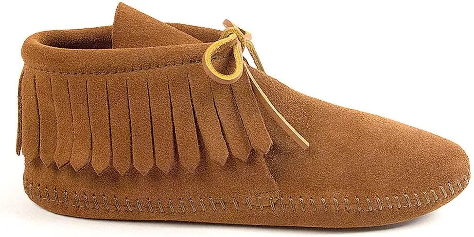 Minnetonka Women's Classic Fringe Hardsole Boot