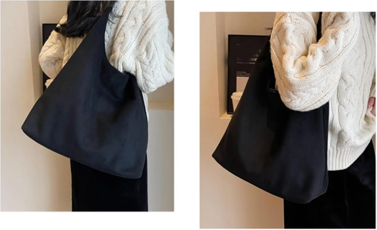 Modavo Suede Tote Bag for Women, Modavo Suede Bag, Suede Shoulder Bag Women's Suede Purse Vintage Top Handle Bag