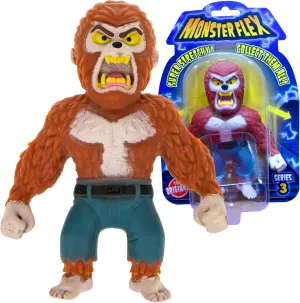 Monster Flex Stretchy Toys For Boys and Girls - 14 Unique Spooky Stretch Monsters, Monster Stretch Guy Toys For Kids Birthday Gift Party Favors Sensory Fidget Stress Toys for Kids, Series 3 (Werewolf)