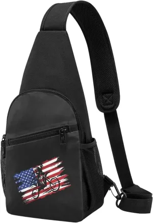 Motocross Dirt Bike Chest Pack Leisure Shoulder Crossbody Chest Bag
