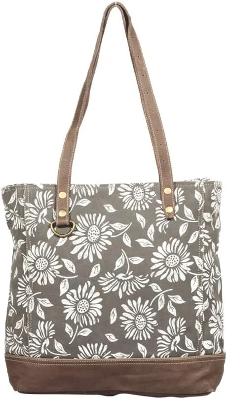 Myra Bag Great Nautical Upcycled Canvas Tote Bag S-1284
