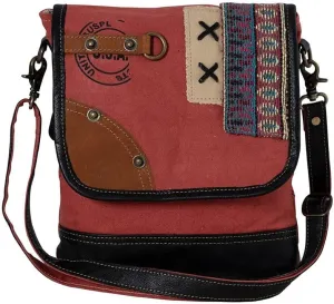 Myra Bag Shoulder Bag for Women - Western Upcycled Canvas and Leather Crossbody Bag