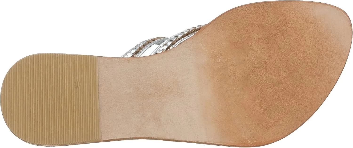Naughty Monkey Women's Cordelia Metallic Toe Thong