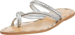 Naughty Monkey Women's Cordelia Metallic Toe Thong