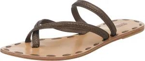 Naughty Monkey Women's Cordelia Metallic Toe Thong