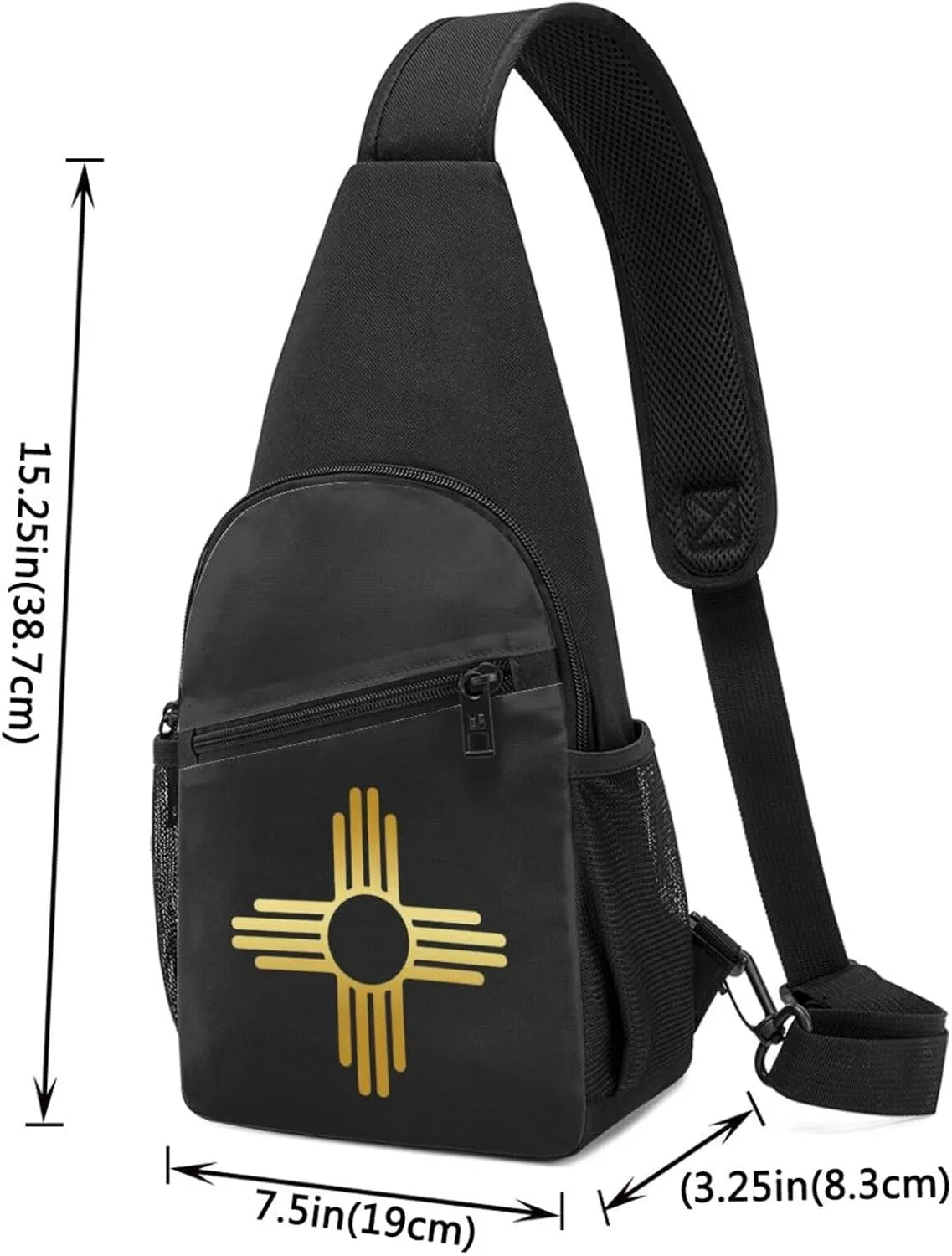 New Mexico Zia Chest Pack Leisure Shoulder Crossbody Chest Bag