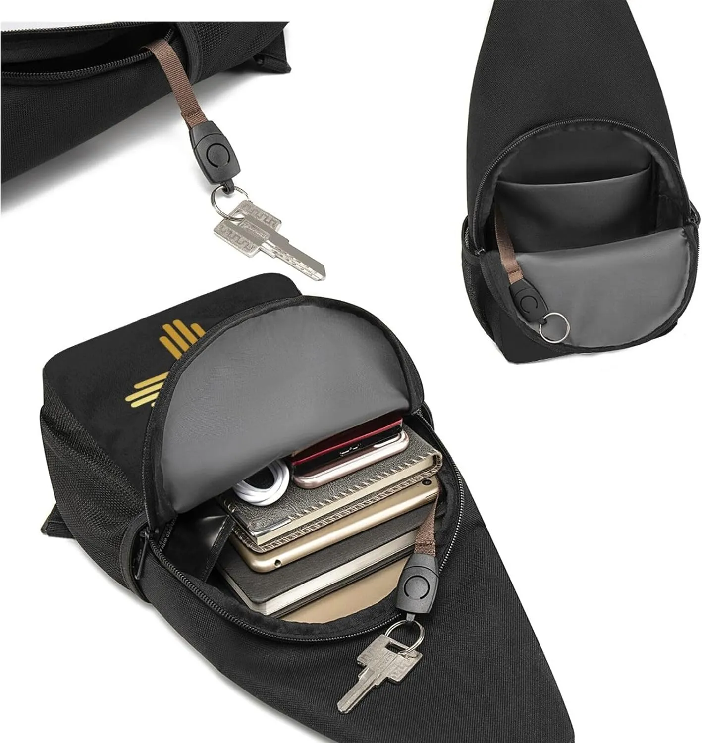 New Mexico Zia Chest Pack Leisure Shoulder Crossbody Chest Bag