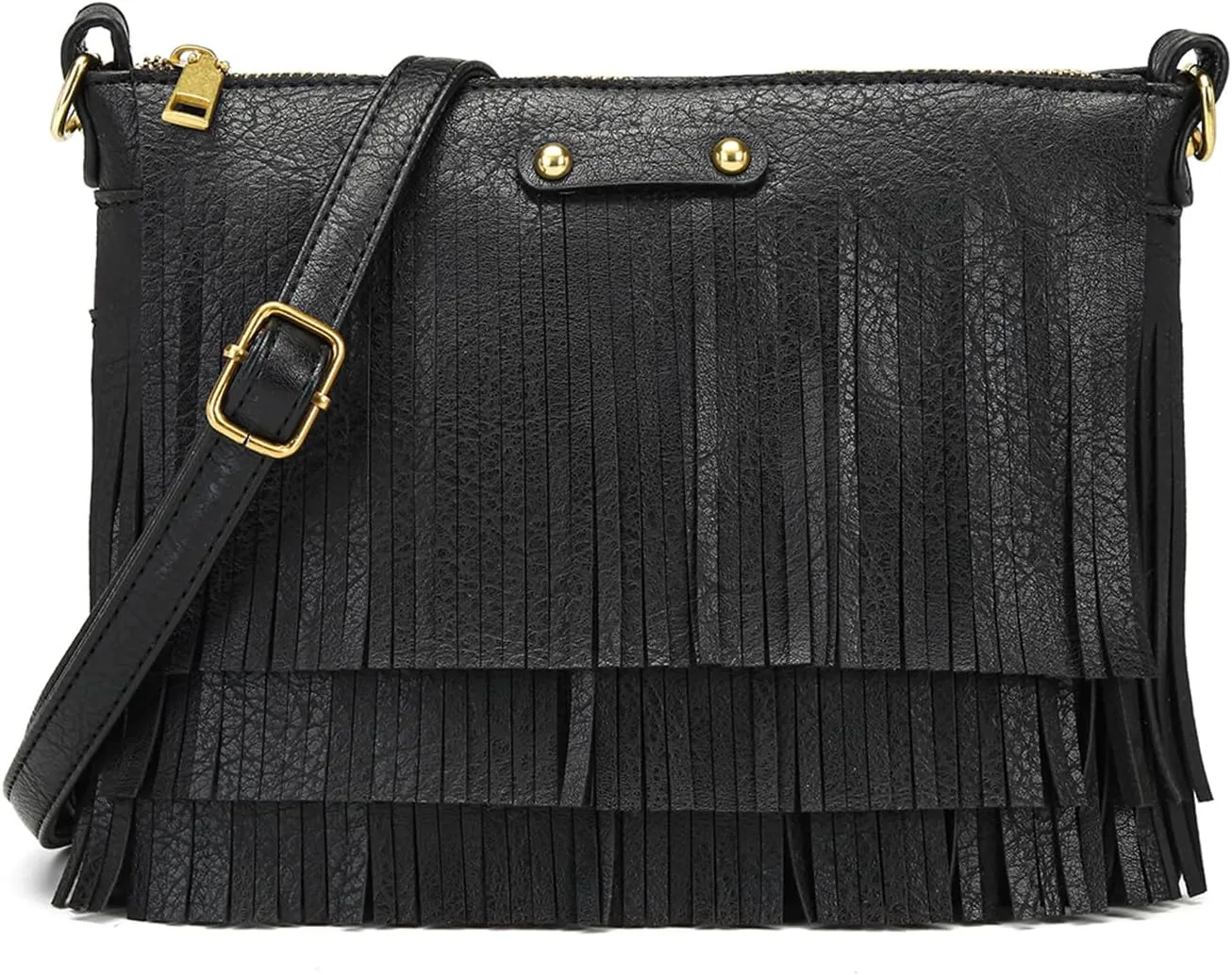New Women Boho Fringe Crossbody Purse Vintage Tassel Sling Bag Trendy Handbag