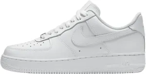 Nike Women's Air Force, White,Metallic Logo, 12 US