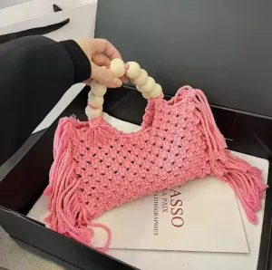 Nora Boho Chic Macrame Handbag