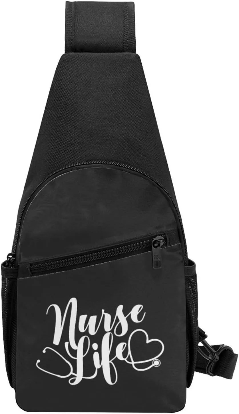 Nurse Life Chest Pack Leisure Shoulder Crossbody Chest Bag