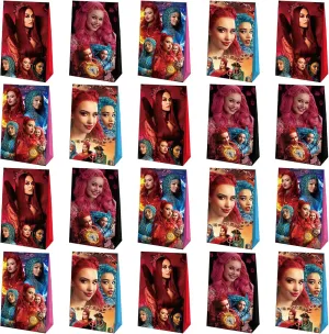 Optiacan 20pcs Rise of Red Goodie Bags, Descendants Themed Party Bags for Boys Girls Kids Party Decorations (20)