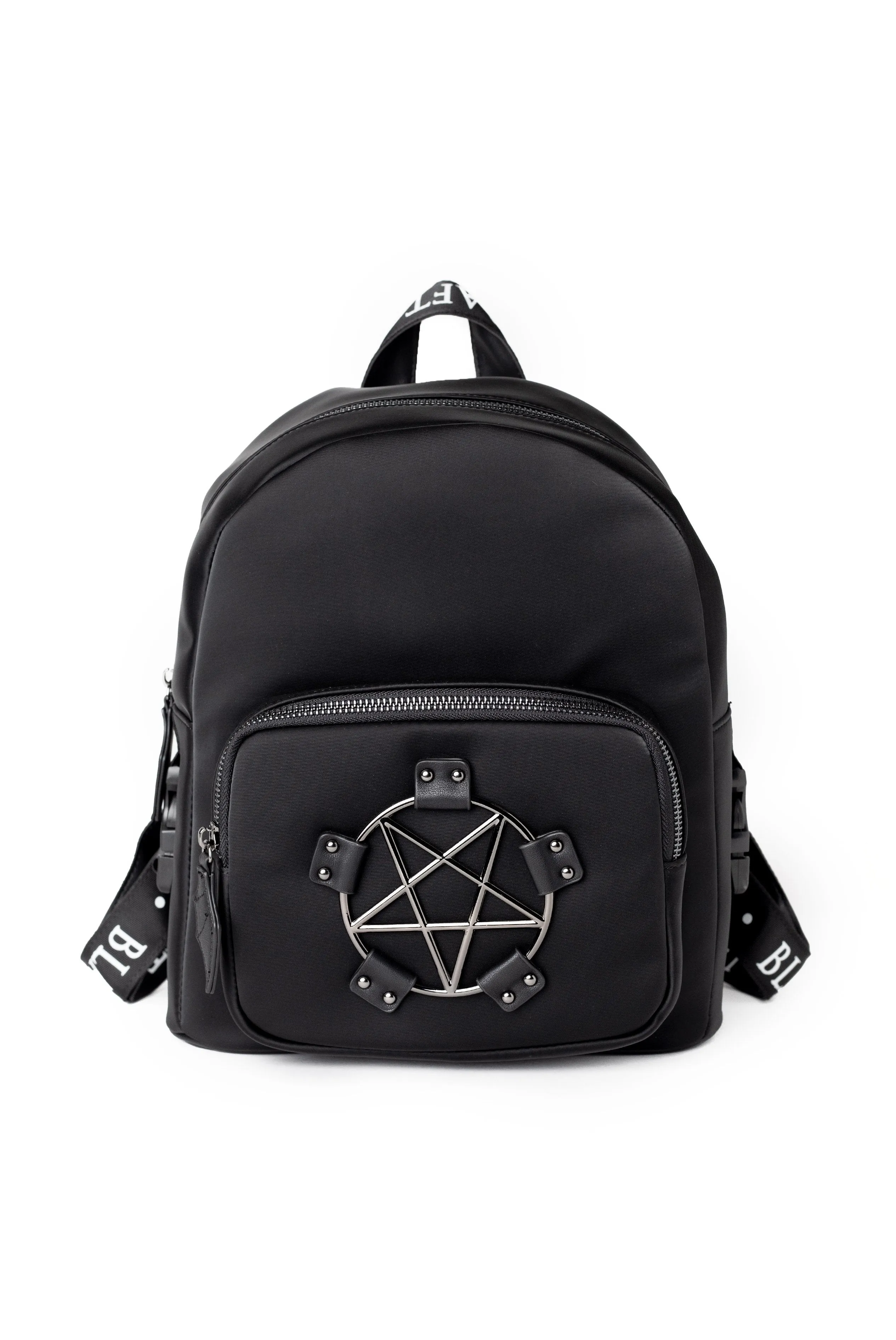 Pentagram medium sized nylon backpack