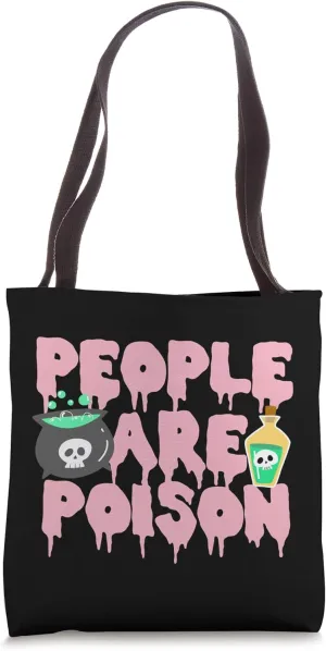 People Are Poison Kawaii Pastel Goth Tote Bag