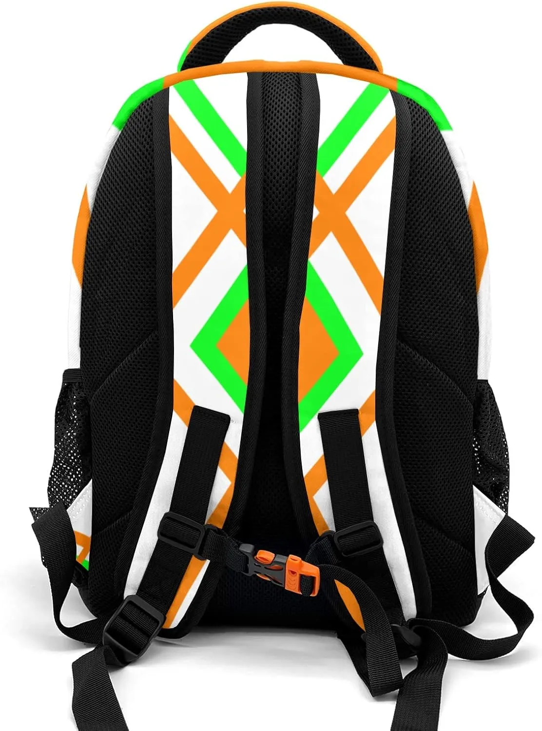 Personalized Name Cheerleaders Backpack Custom Name Large Capacity Shoulder Bags for Sports Party Cheer Pom Orange