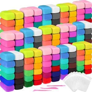 Poen 180 Pcs Air Dry Clay Kit with Sculpting Tool, Multi-Colors Modeling Clay for Kids, Safe, Soft, DIY Back to School Gift for Kids, Adults, and Artists Art Crafts