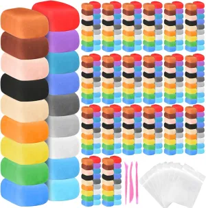 Poen 360 Pcs Air Dry Clay Kit Multi Colors Ultra Light Modeling Clay for Kids DIY Safe Soft with Sculpting Tool Back to School Gift for Kids Adults Artists Art Crafts