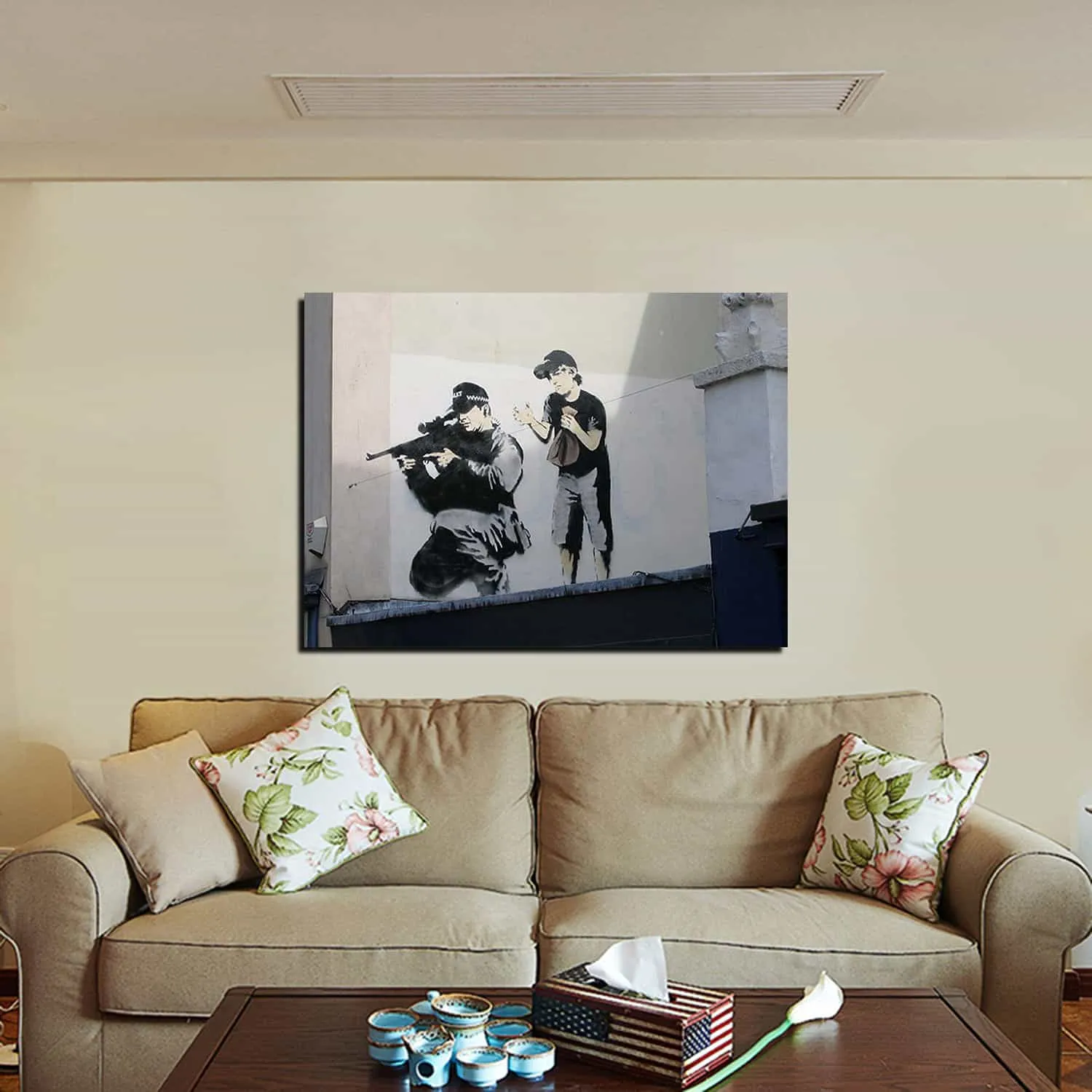 Police Sniper Canvas Art