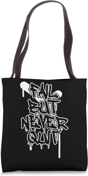 Positive Thinking Quote Graffiti Text Urban Street Style Tote Bag