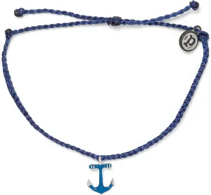 Pura Vida Gold or Silver Anchors Away Bracelet - Waterproof, Adjustable Band