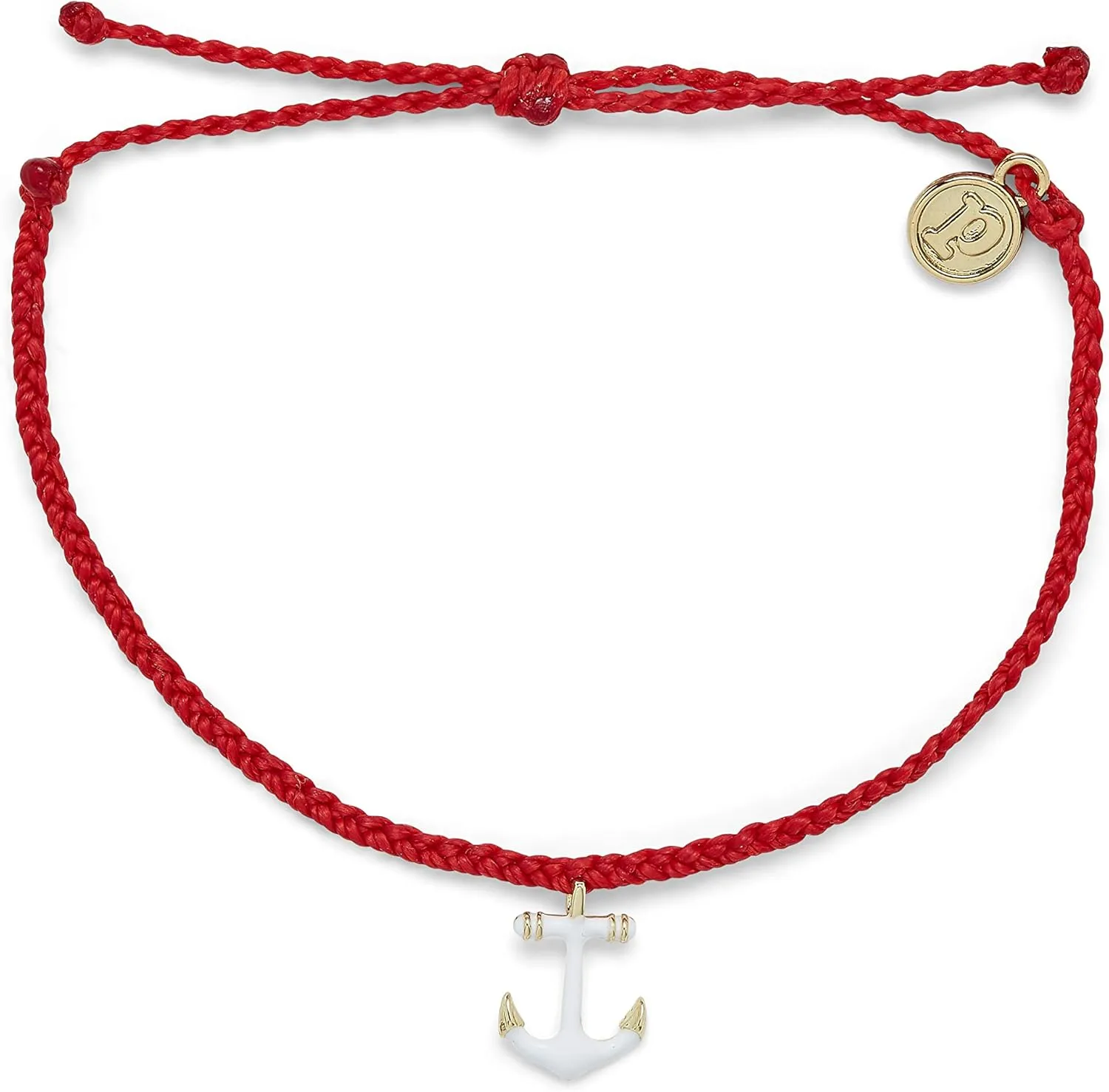 Pura Vida Gold or Silver Anchors Away Bracelet - Waterproof, Adjustable Band