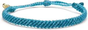 Pura Vida Half Flat Woven Bracelet - Waterproof, Adjustable Band