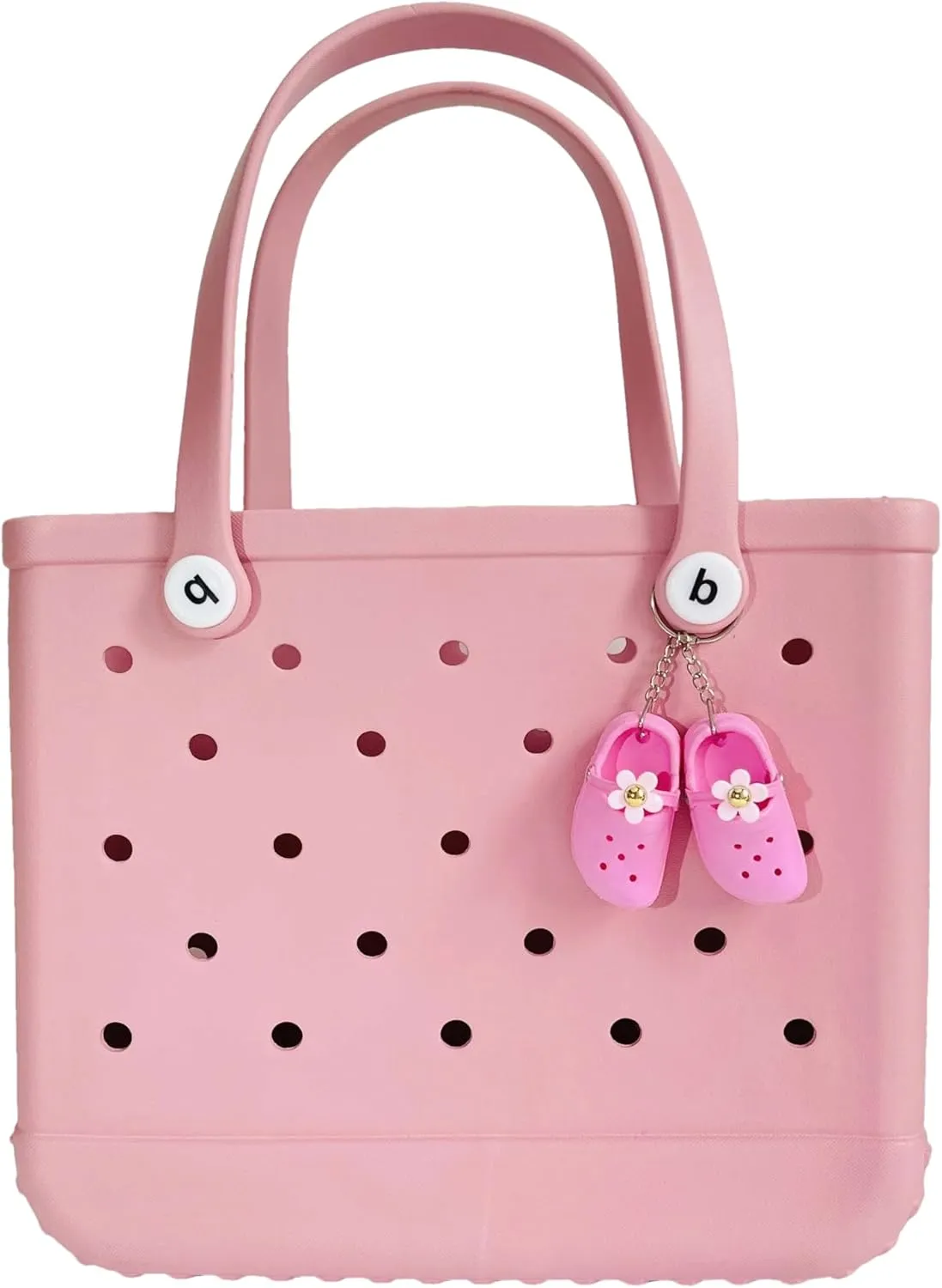 QTMY Cute Mini Slipper Charms for Bogg Bag Accessories Rubber Beach Bag, Boho Purse Charms,50
