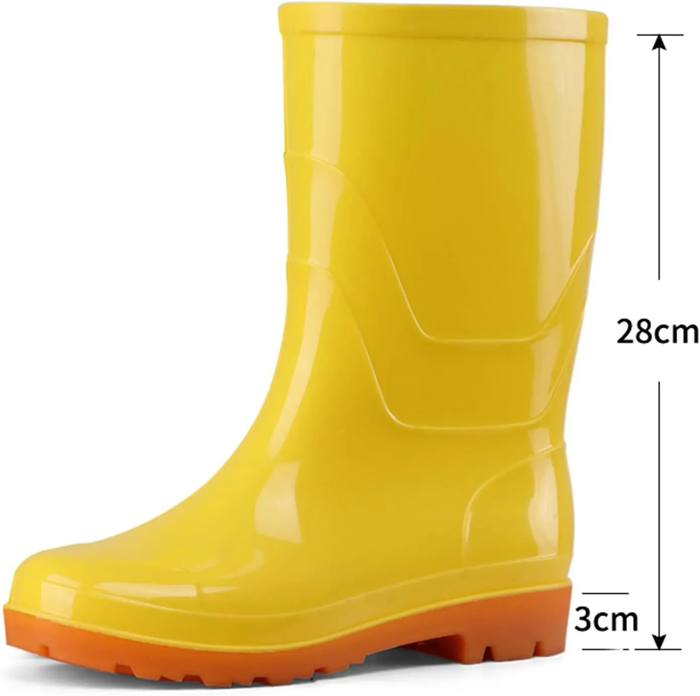 Rain Outdoor Men's Garden Boots Shoes Water Wear- Summer Shoes Women's Women's Rain Boots for Women Shorty