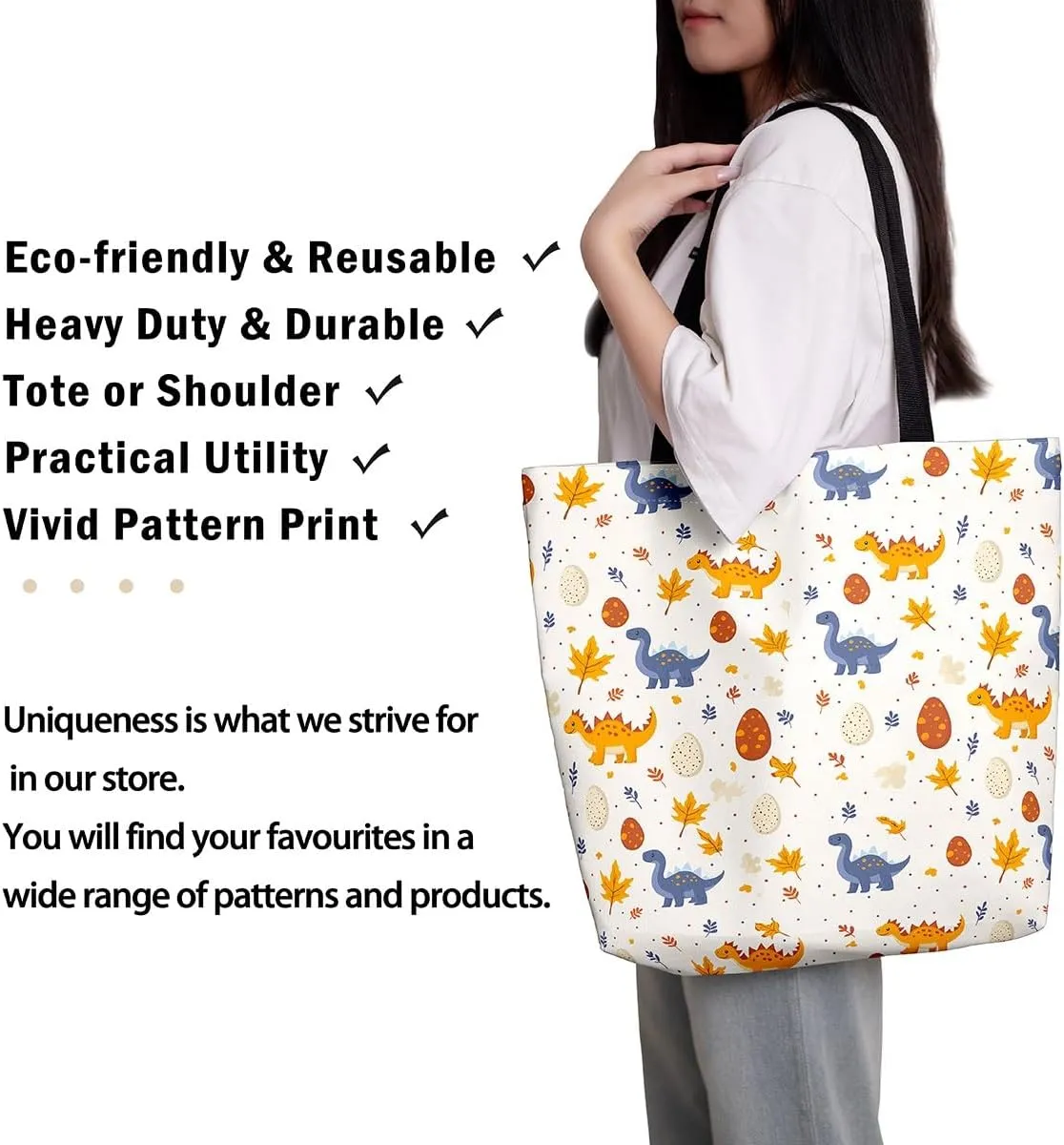 Rainbow Canvas Tote Bag,Butterfly Tote Bag,Cartoon Rainbow Colorful Sun Clouds Shopping Grocery Bags
