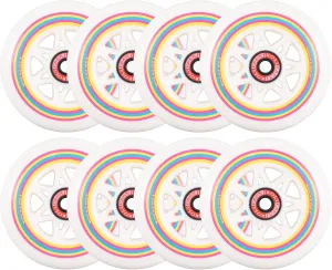 Rollerex Lollipop Boardwalk Inline Skate Wheels (8-Pack with Bearings, Spacers and Washers) (Various Size Options Available)