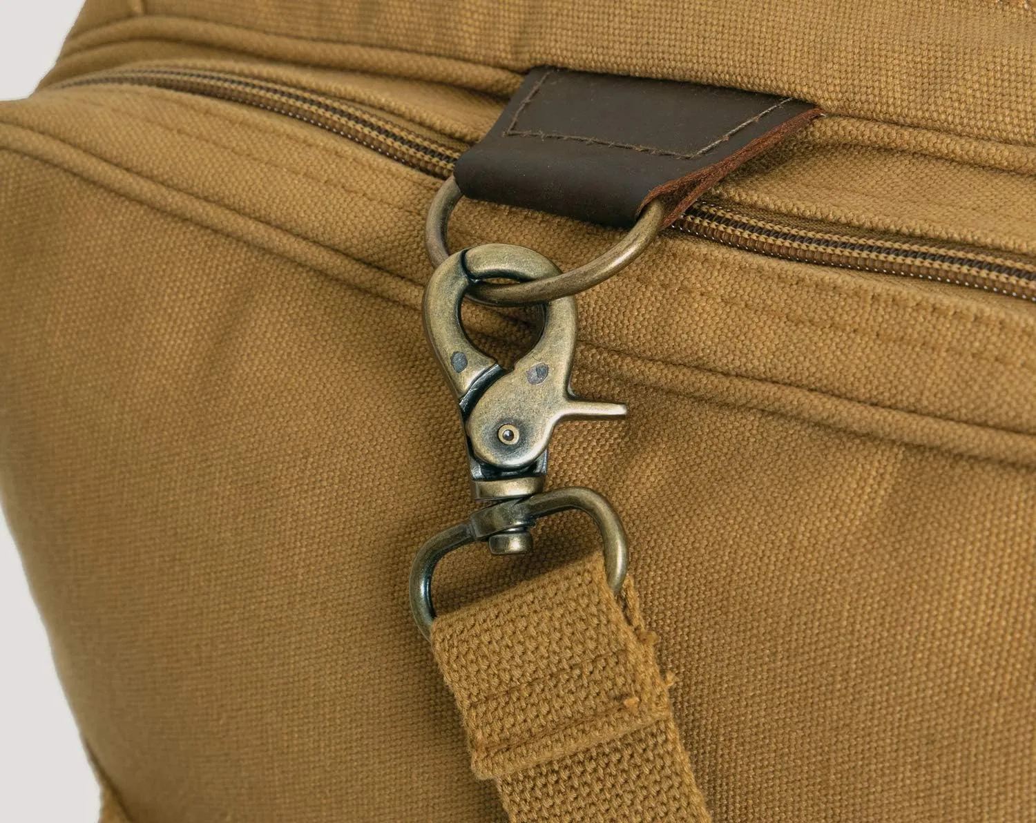 Rothco Leather and Canvas Weekend Travel Bag