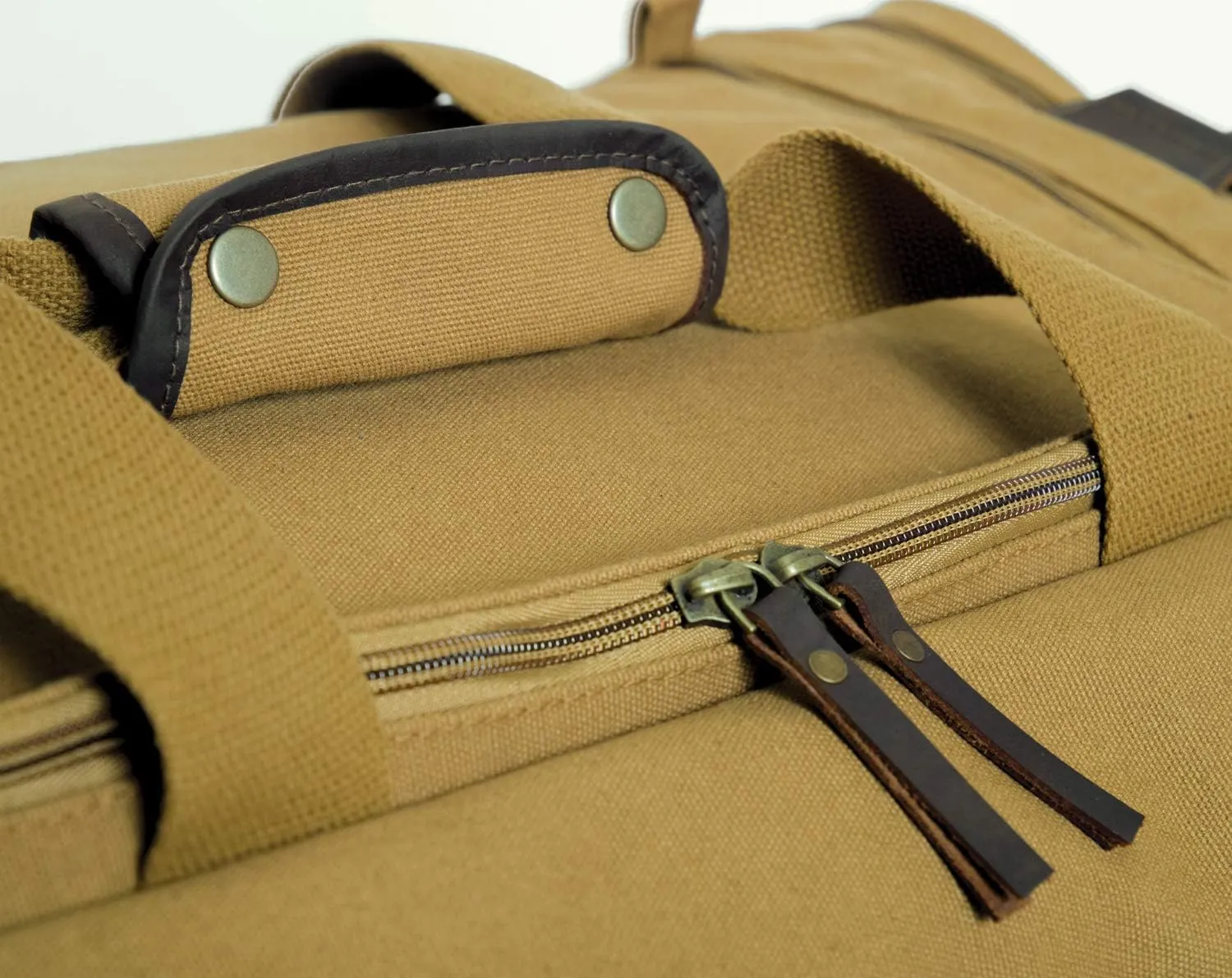 Rothco Leather and Canvas Weekend Travel Bag