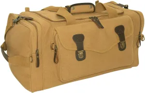 Rothco Leather and Canvas Weekend Travel Bag