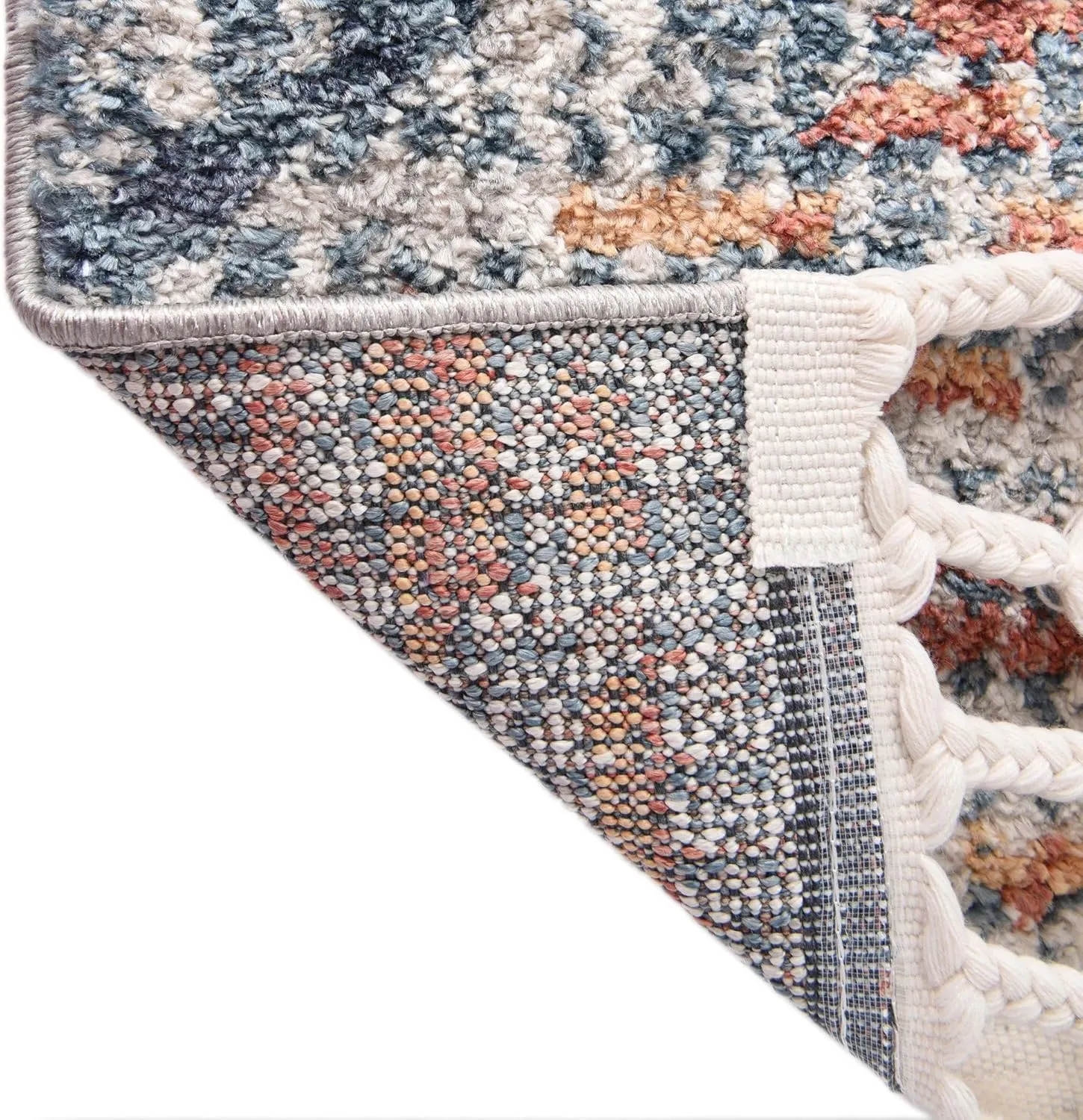 Rugs.com Aramis Collection Rug – 5' x 8' Blue Medium Rug Perfect for Bedrooms, Dining Rooms, Living Rooms