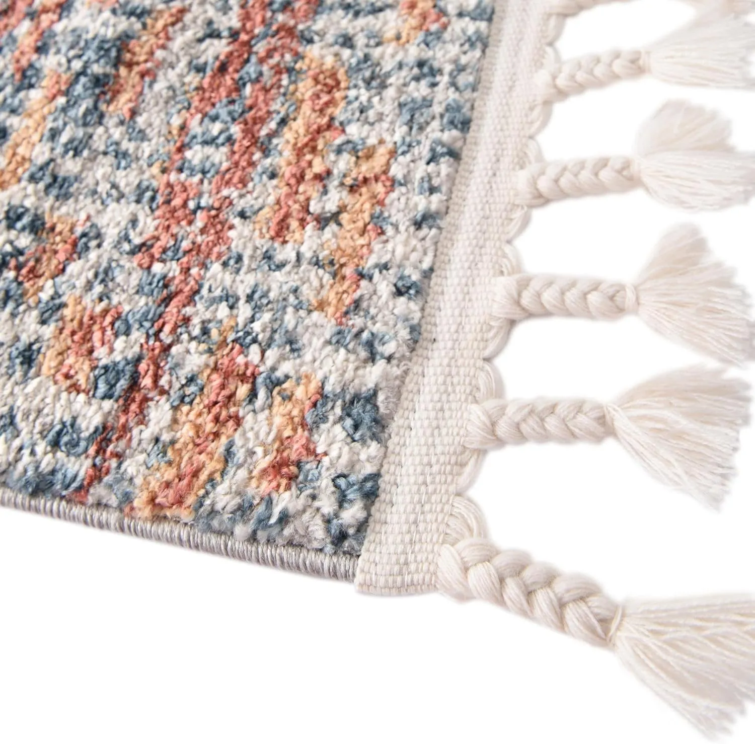 Rugs.com Aramis Collection Rug – 5' x 8' Blue Medium Rug Perfect for Bedrooms, Dining Rooms, Living Rooms