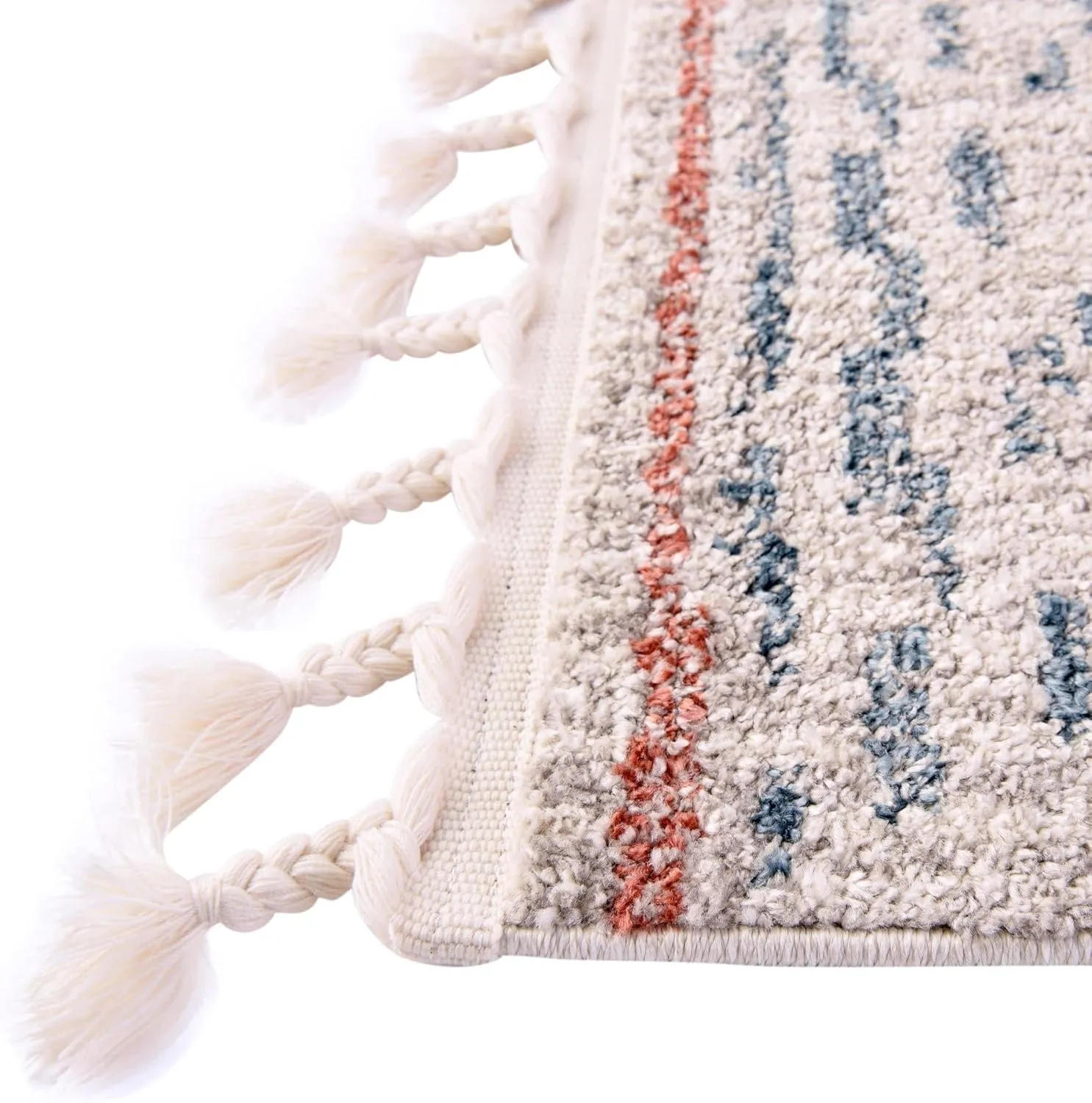 Rugs.com Aramis Collection Rug – 5' x 8' Ivory Medium Rug Perfect for Bedrooms, Dining Rooms, Living Rooms