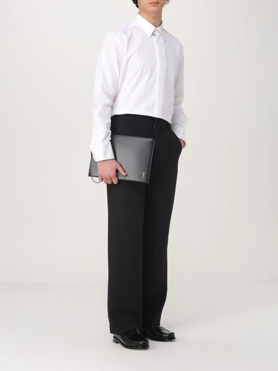 Saint Laurent Briefcase Men Black