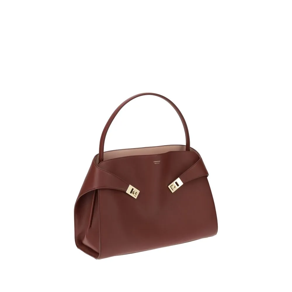 Salvatore Ferragamo Leather Top Handbag