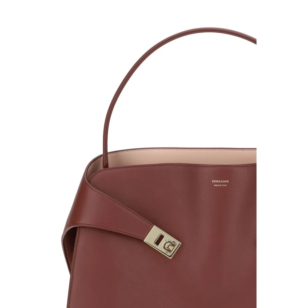 Salvatore Ferragamo Leather Top Handbag