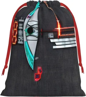 SamLng Small Drawstring Gift Bags - Darts arrows Christmas Gift Bags, Perfect for Favors, Candy Bags, and Grocery Storage