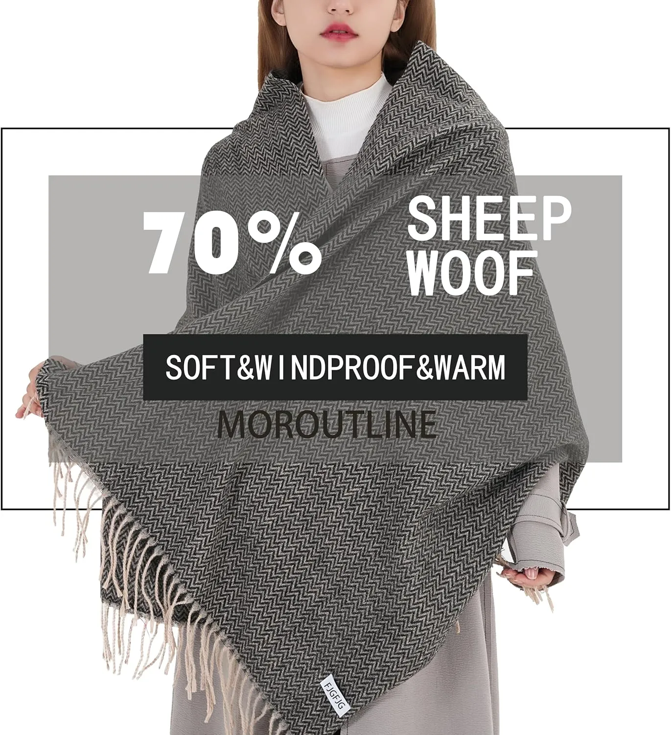 Scarfs for Women Pashmina Shawl Wraps Fashion Soft and Warm Blanket Scarves Cozy 2025