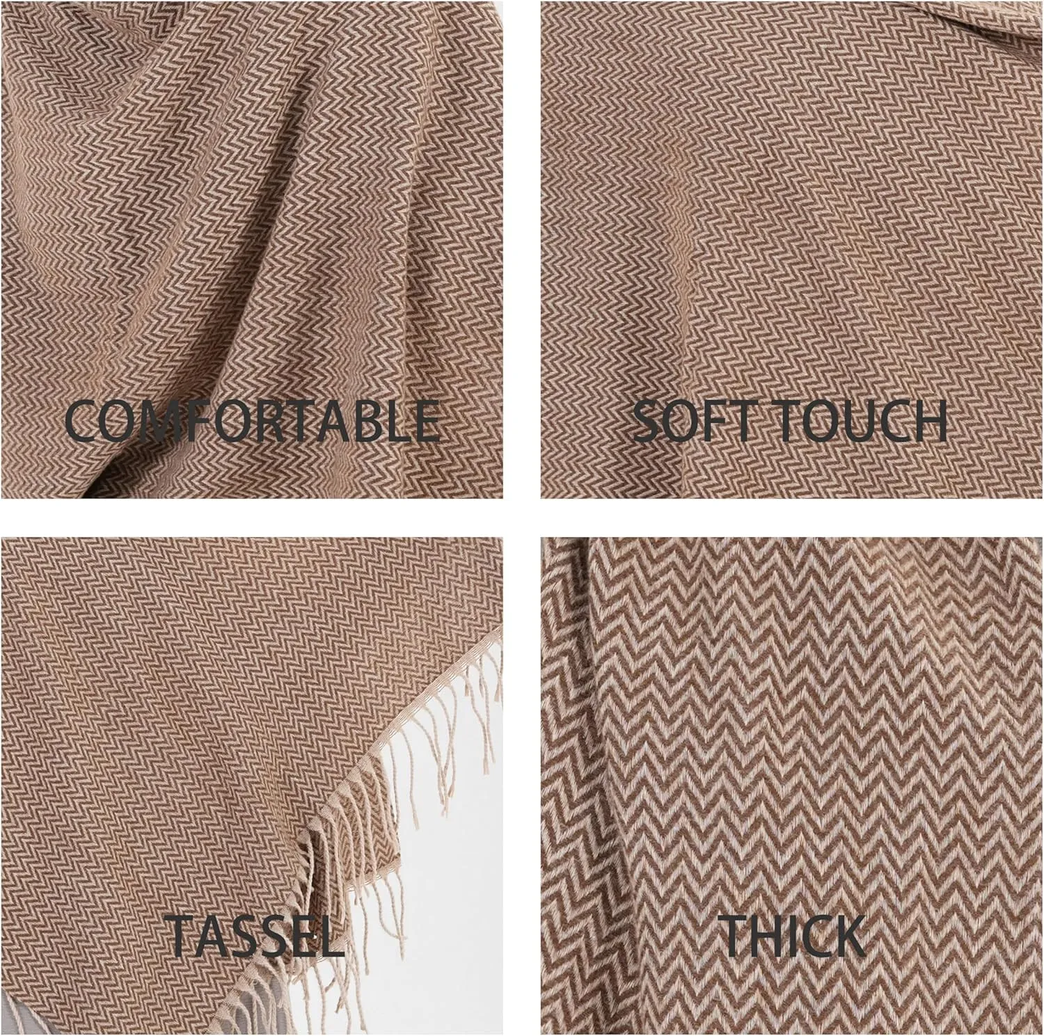 Scarfs for Women Pashmina Shawl Wraps Fashion Soft and Warm Blanket Scarves Cozy 2025