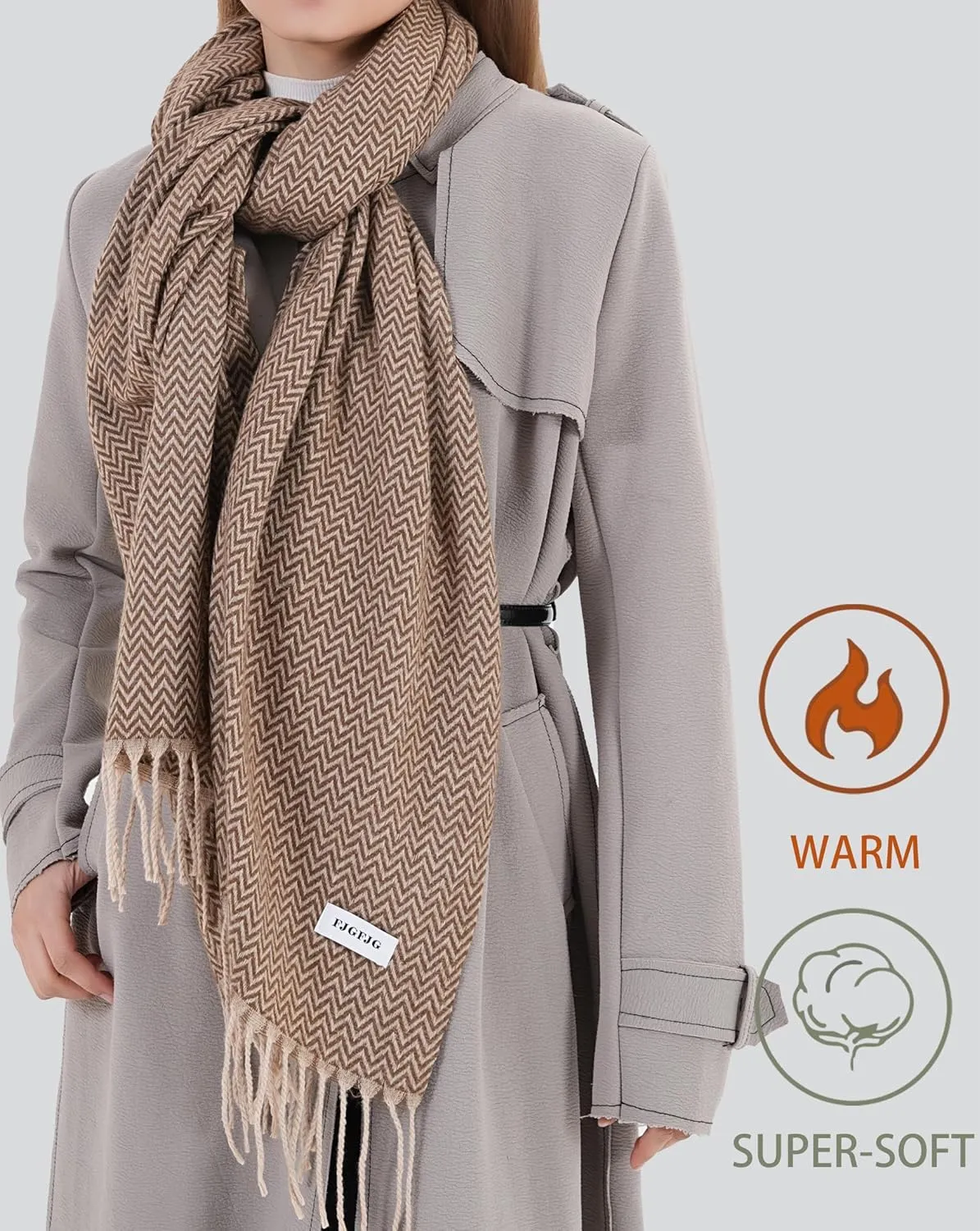 Scarfs for Women Pashmina Shawl Wraps Fashion Soft and Warm Blanket Scarves Cozy 2025