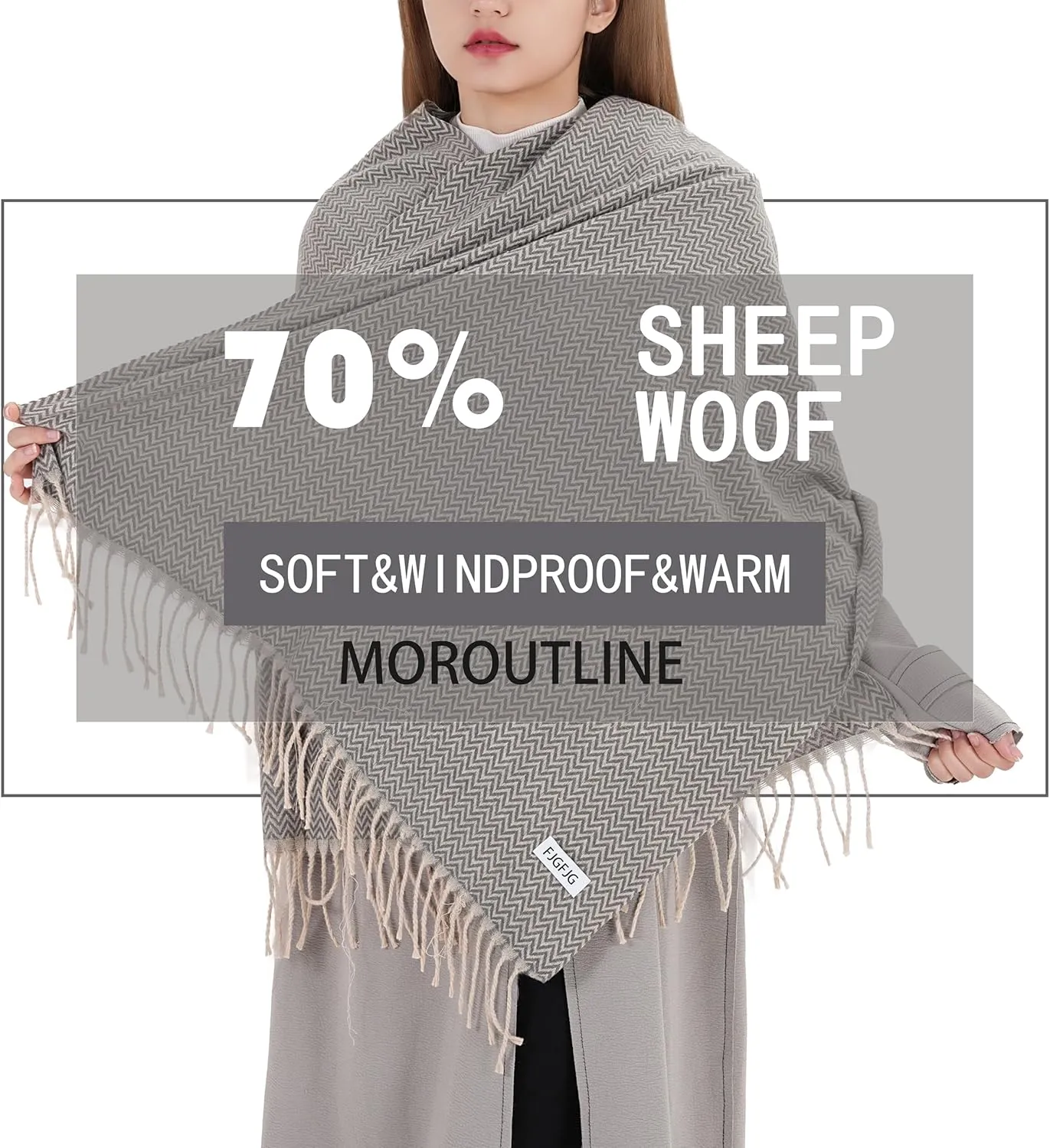 Scarfs for Women Pashmina Shawl Wraps Fashion Soft and Warm Blanket Scarves Cozy 2025